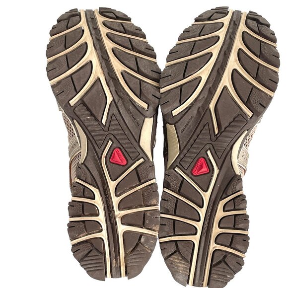 SOLD!! Salomon Womens 7.5 Beige Techamphibian 2 Water Mesh Trail Hiking Shoes - Picture 11 of 11